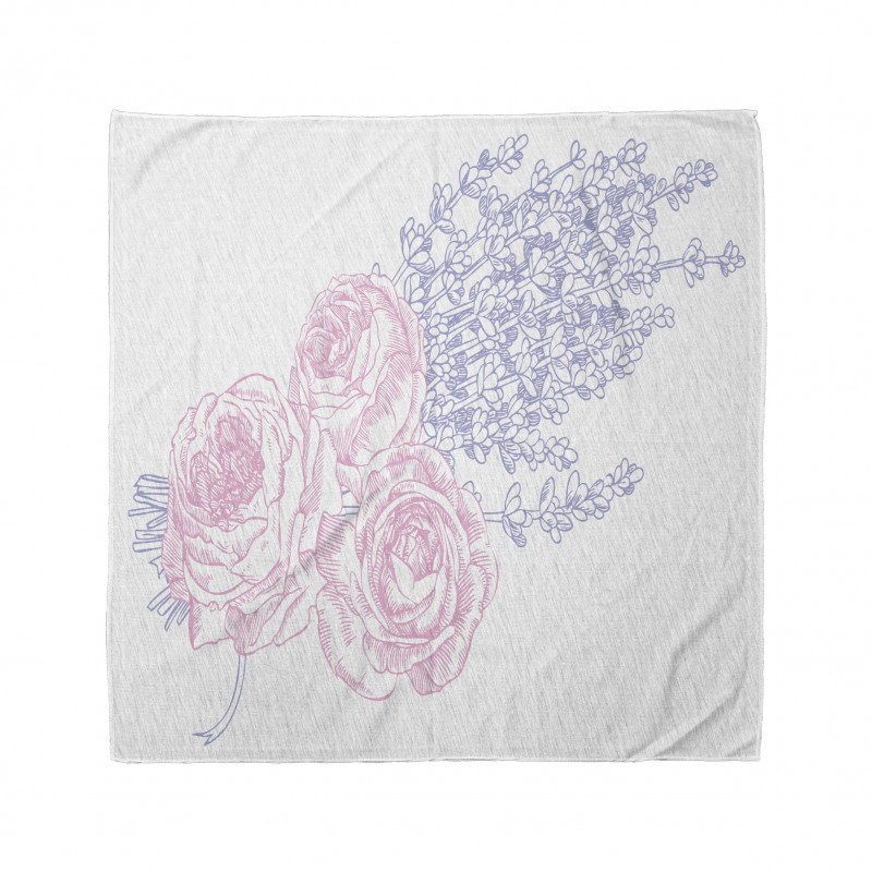 Romantic Lavender Art Bandana