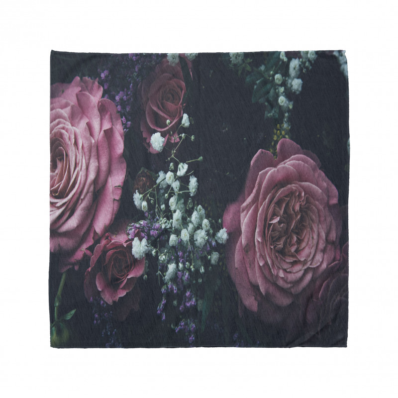 Dreamy Romantic Flower Bandana