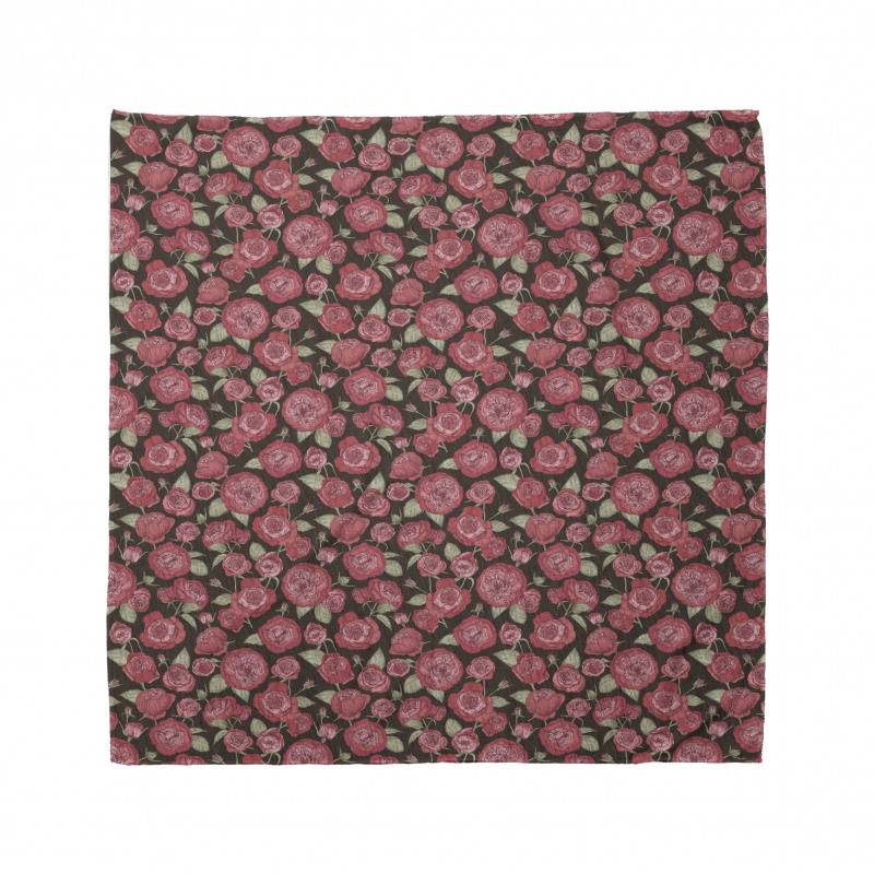 Nature Tone Floral Bandana