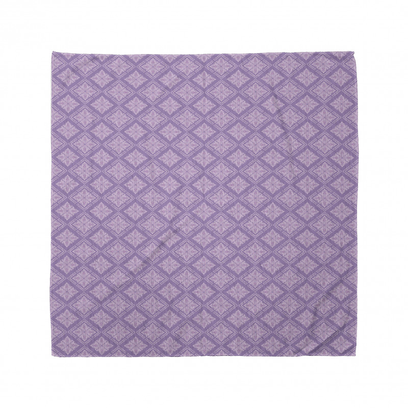 Lilac Floral Art Bandana