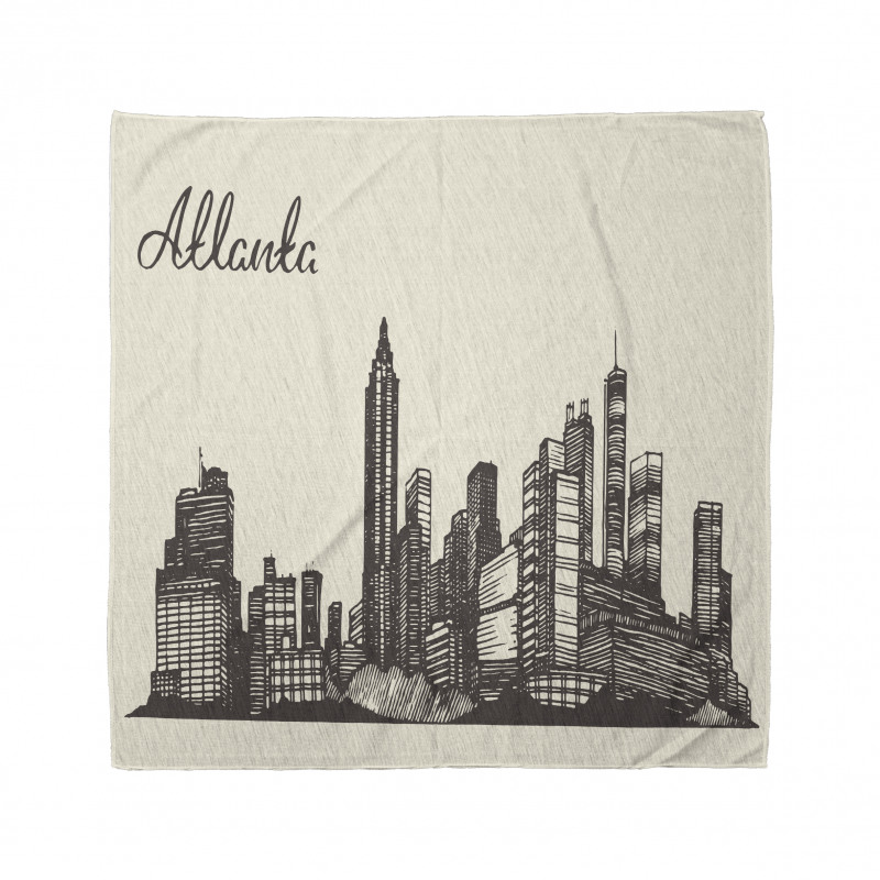 Grunge City Skyline Vintage Bandana