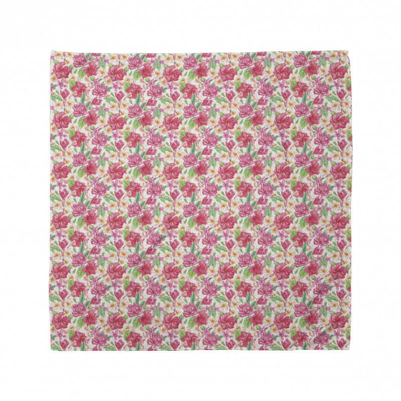 Summer Tropical Flowers Bandana