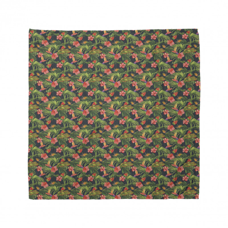 Banana Leaves Strawberry Bandana