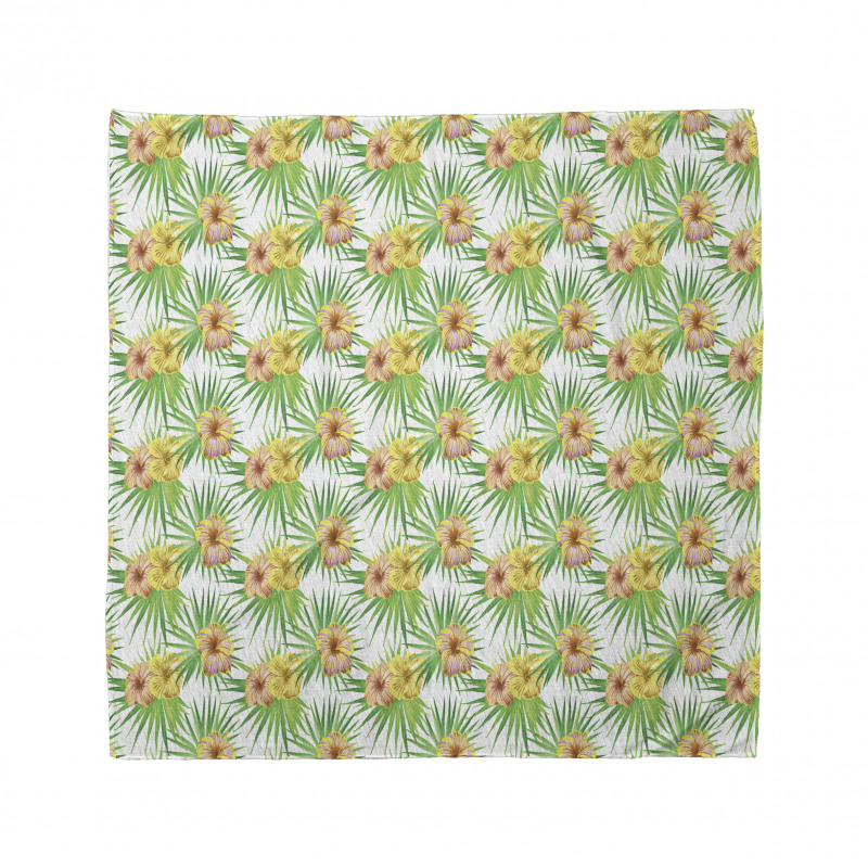 Equatorial Floral Leaves Bandana