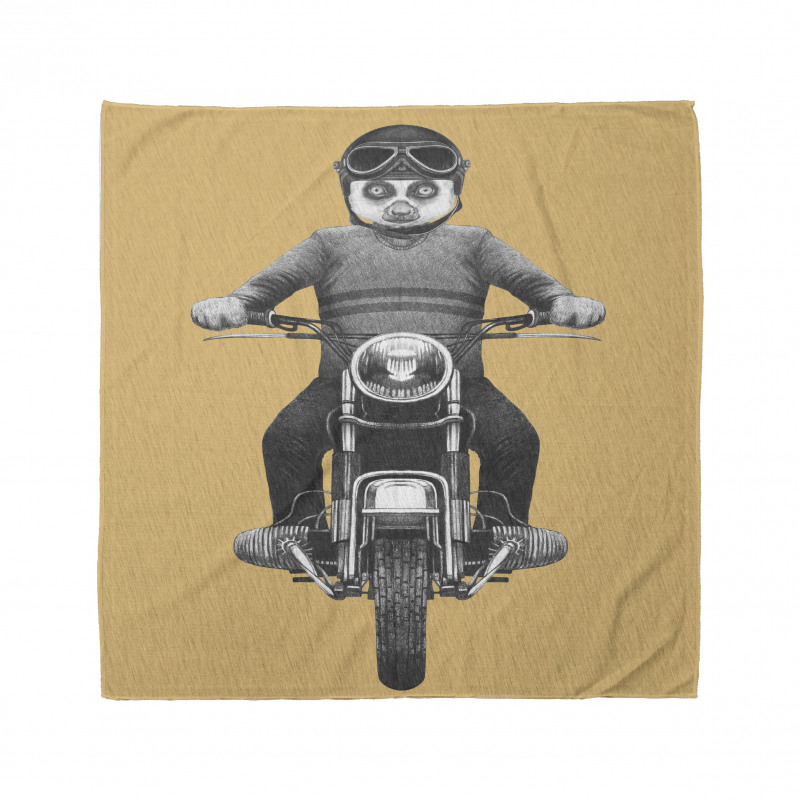 Tropical Monkey Scooter Art Bandana