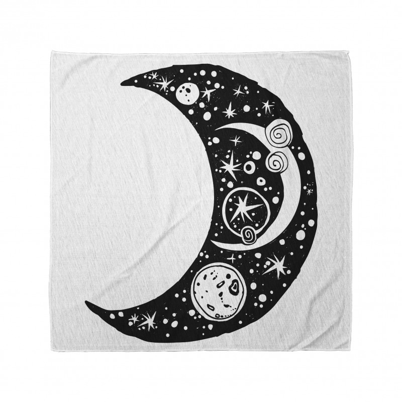 Crescent Doodle Bandana