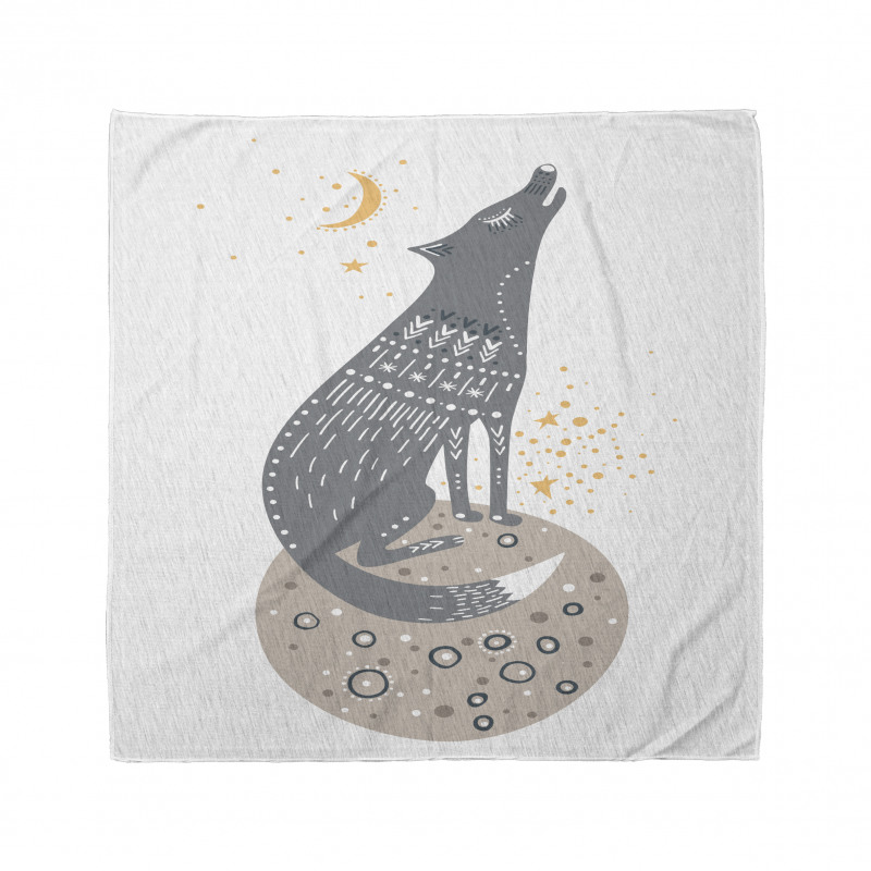 Howling Wolf Planet Bandana