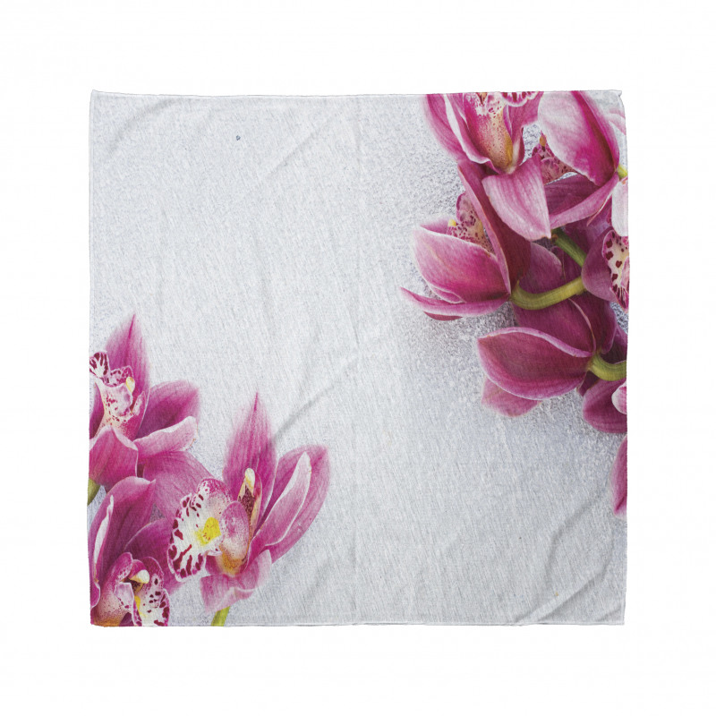 Relaxing Orchids Pattern Bandana