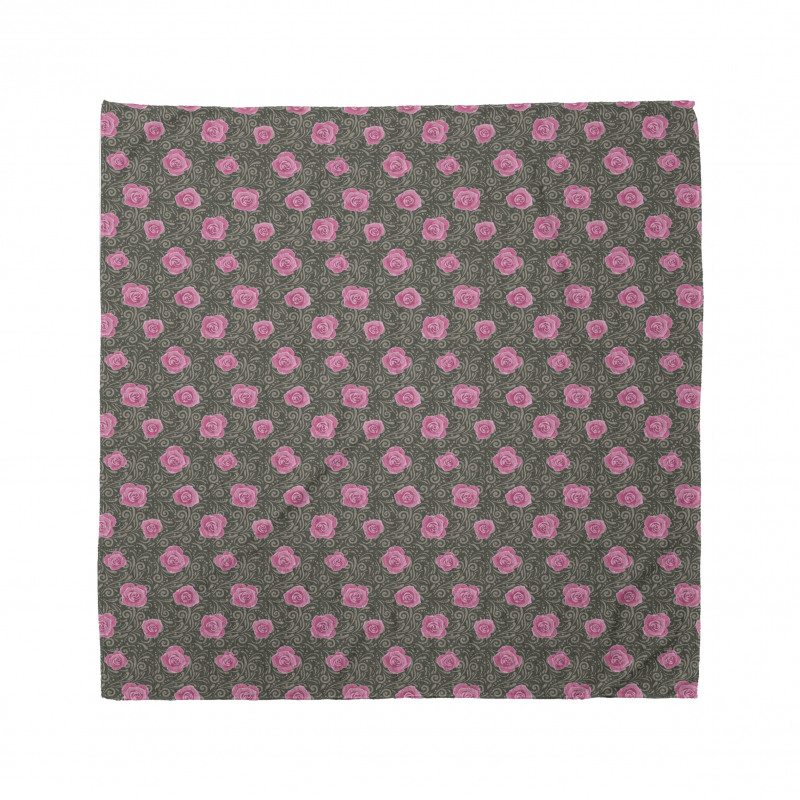 Charming Ornate Roses Bandana