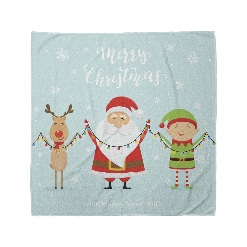 Characters Holding Ornaments Bandana