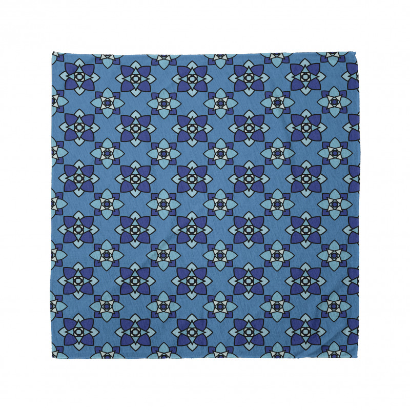 Floral Repeating Tile Art Bandana