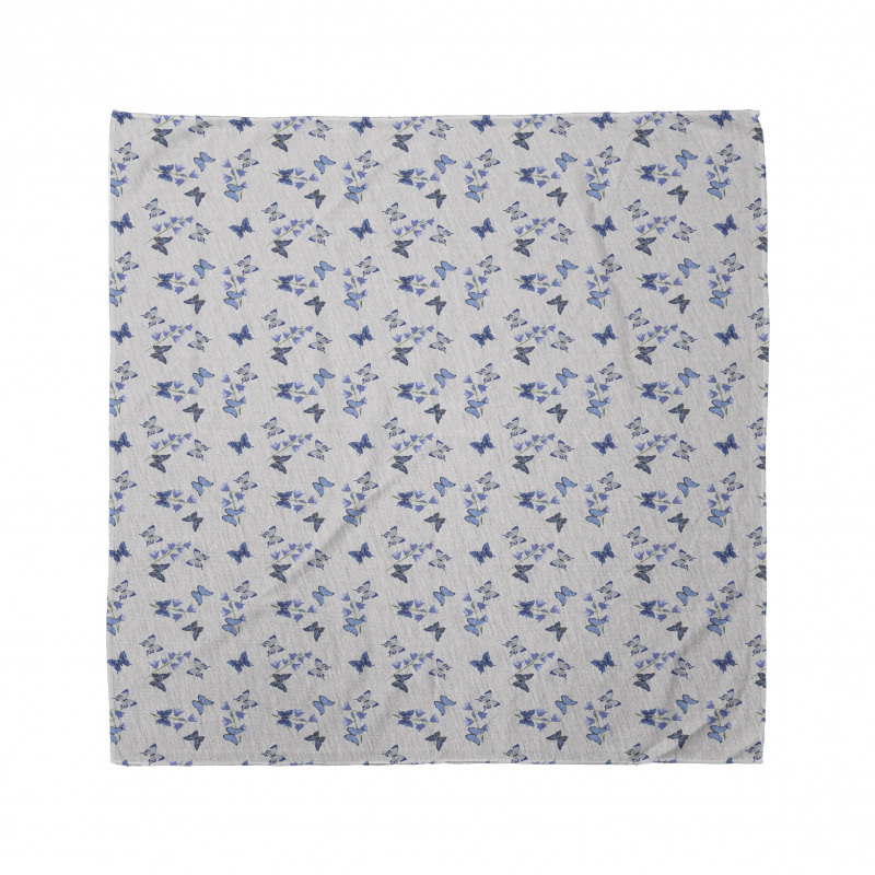 Bluebell Flowers Moths Bandana