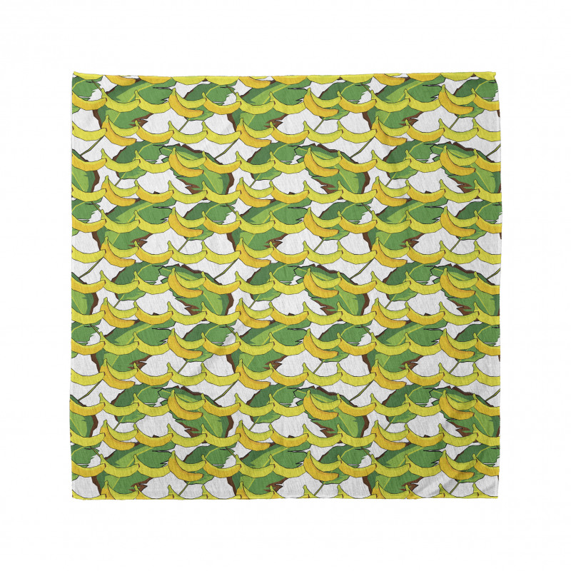 Tropical Fruit and Leaves Bandana