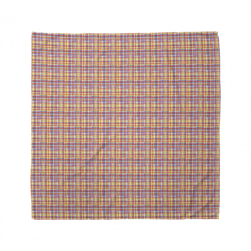 Geometrik Bandana Rengarenk Çizgili