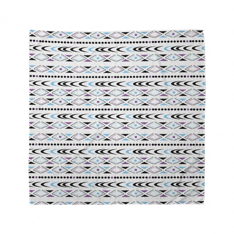 Etnik Bandana Tribal Motifli Boho Stili Geometrik Desenli