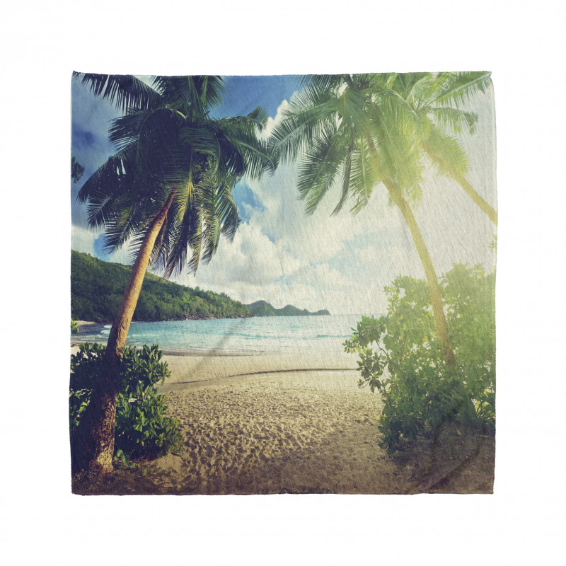 Palm Trees and Ocean Photo Bandana
