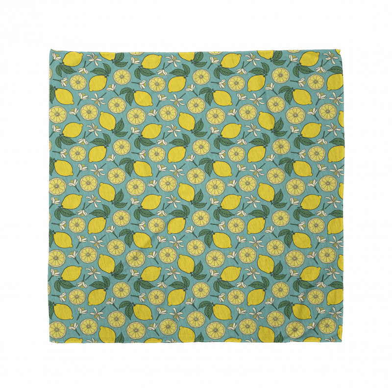 Rhythmic Citrus Blossoms Bandana