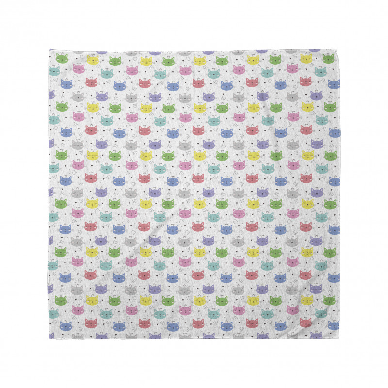 Colorful Princess Cats Bandana