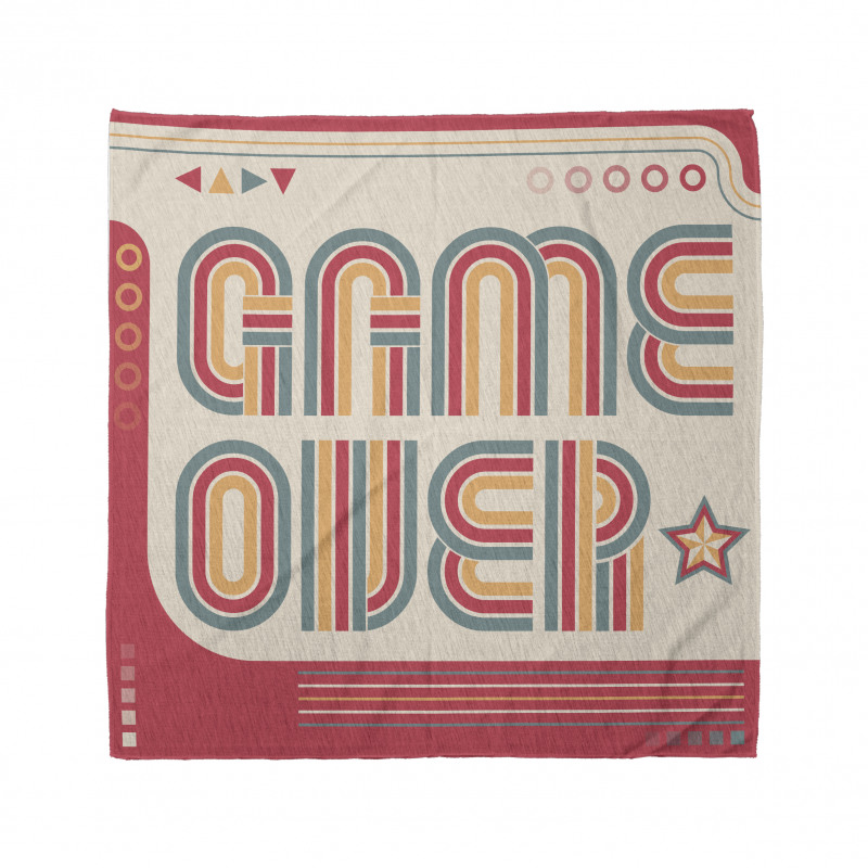 Vintage Game over Screen Bandana