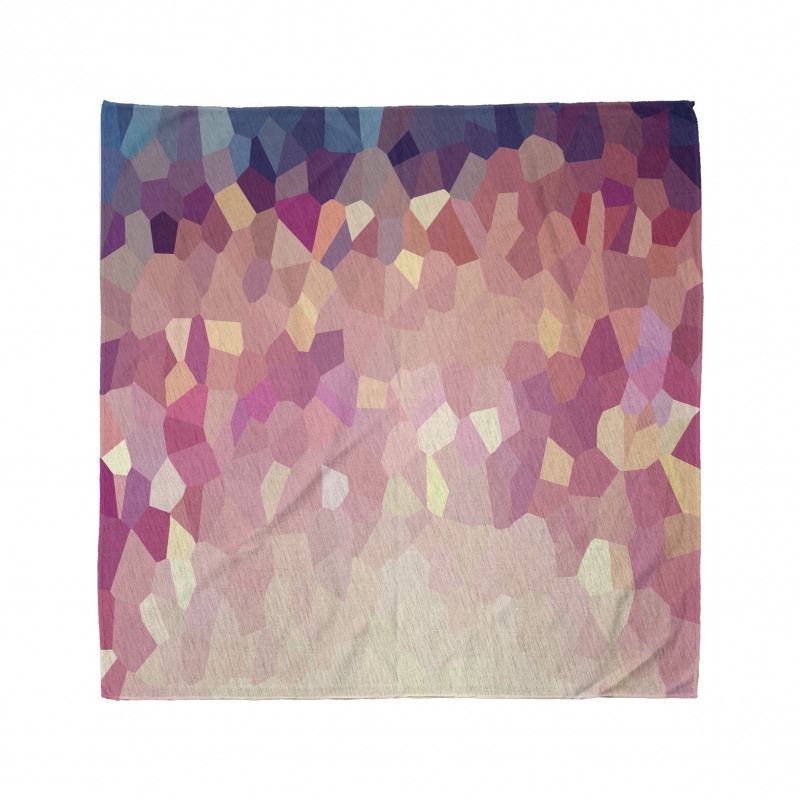 Abstract Blush Polygonal Bandana