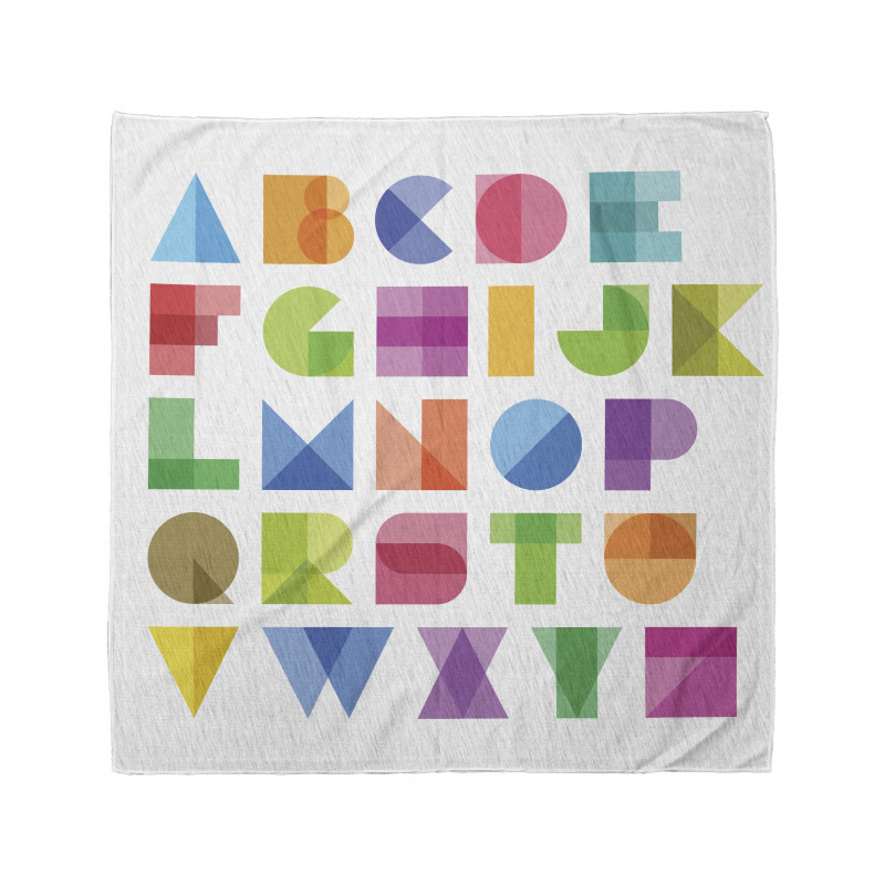 Educational Letters Art Bandana