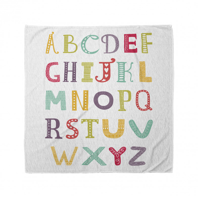 Colorful Education Content Bandana