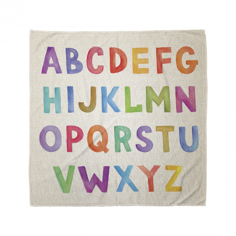 Watercolor Educational Bandana