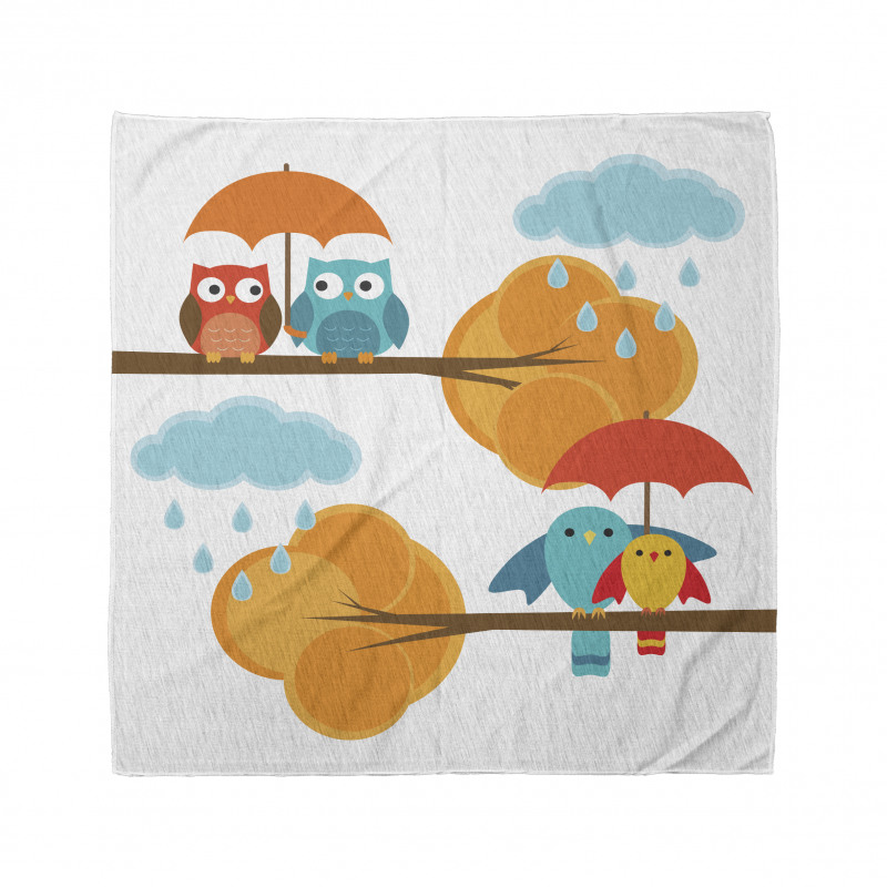 Autumn Cloud Bird Cartoon Bandana