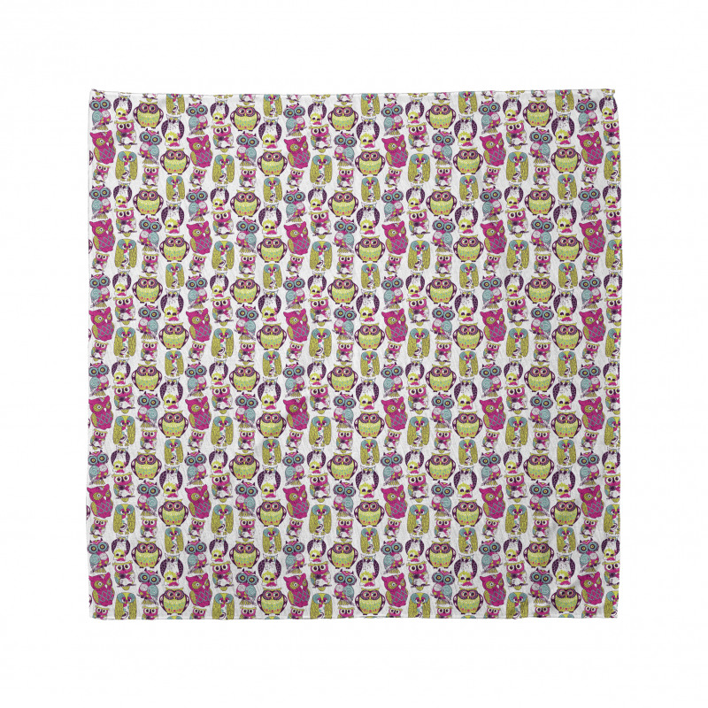 Colorful Floral Motifs Bandana