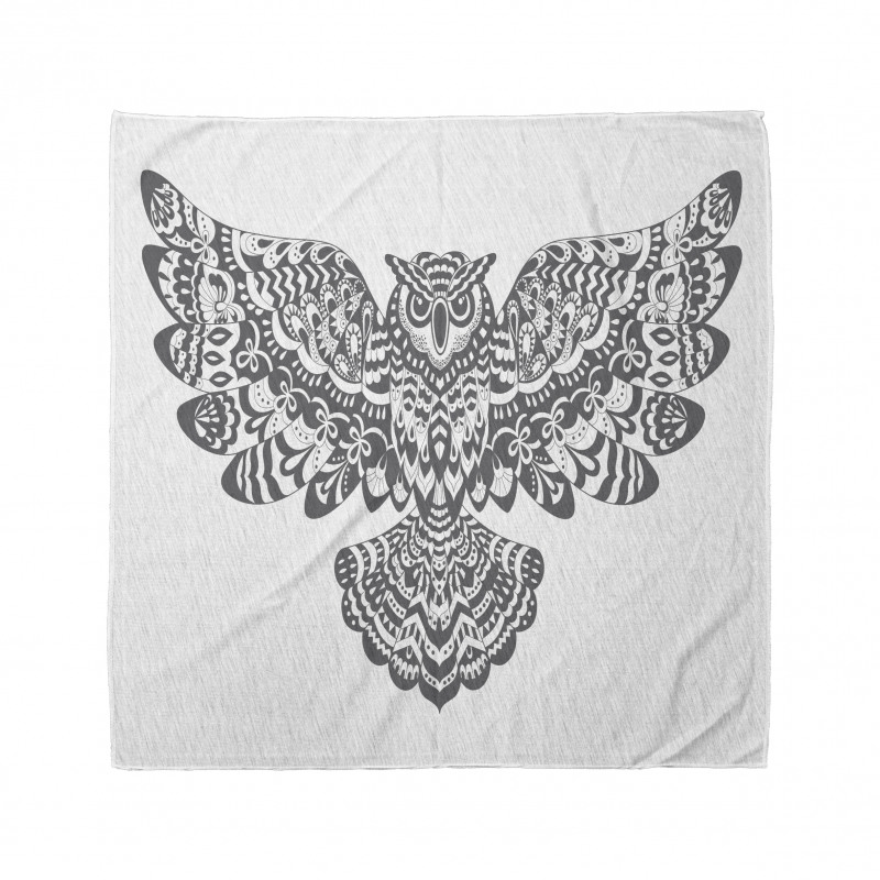 Monochrome Open Wings Bandana