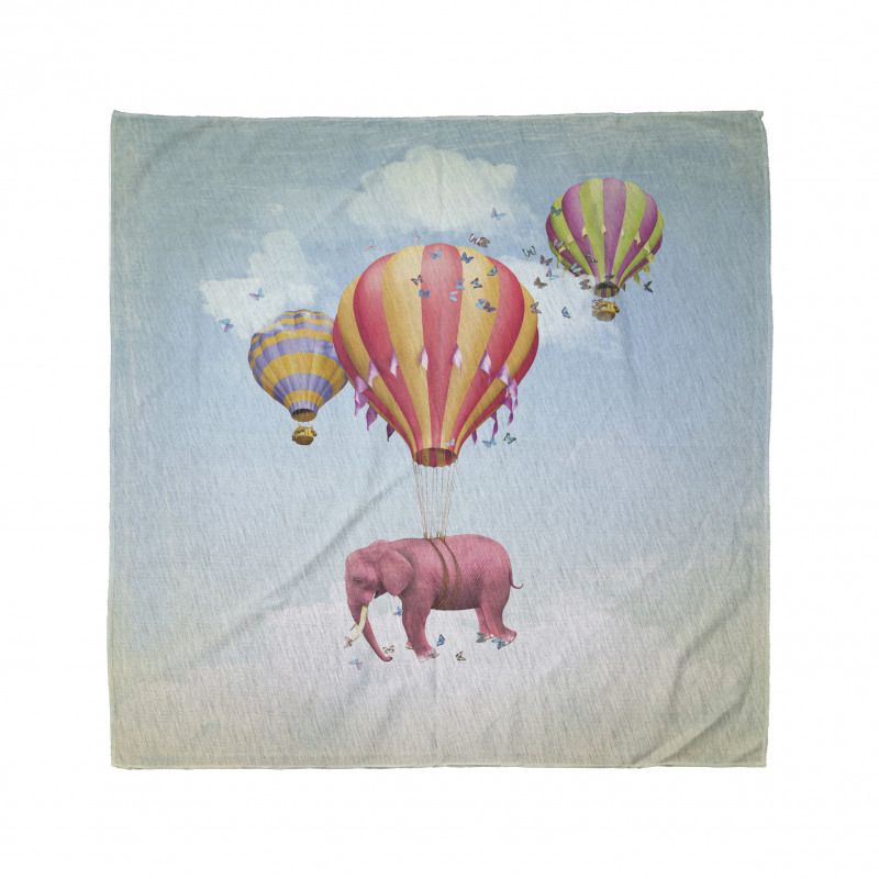 Pink Elephant in Sky Bandana