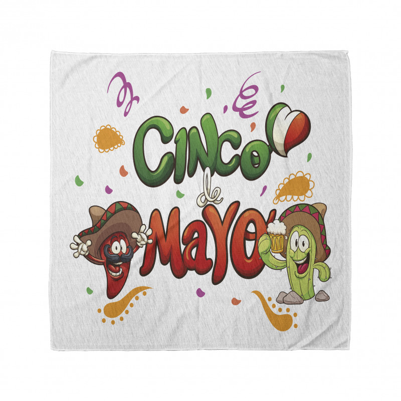 Mexican Cartoon Bandana