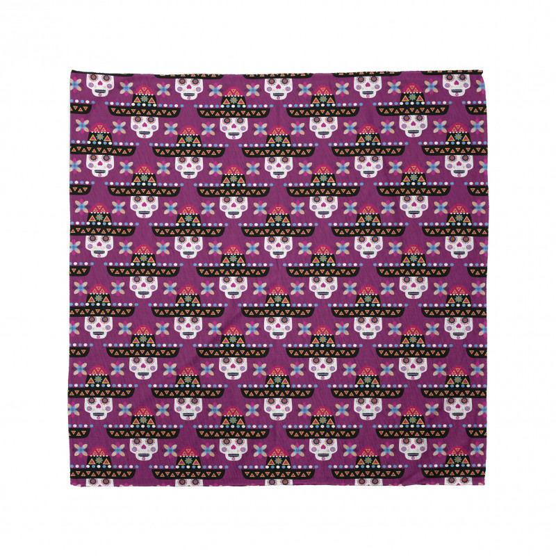 Mexican Ornate Skull Bandana