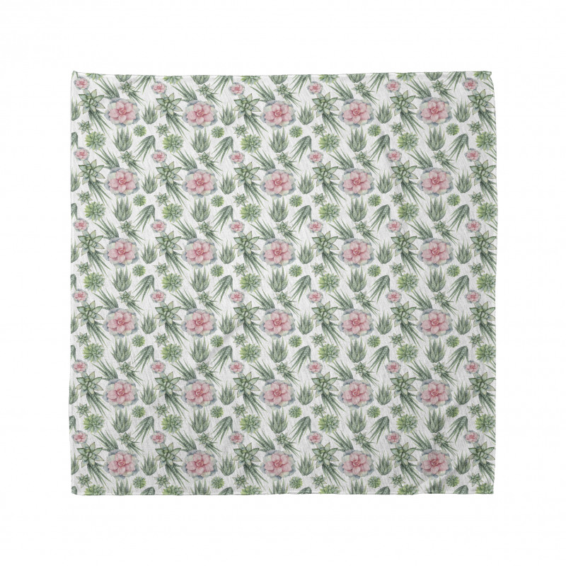 Cactus and Flowers Bandana