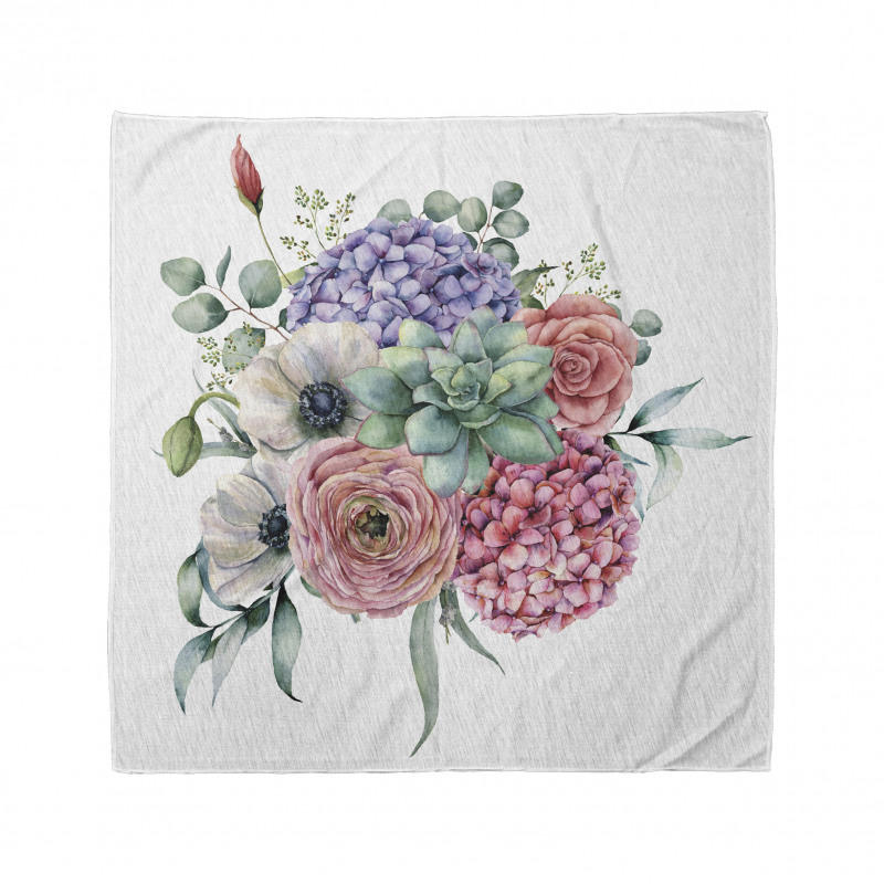 Hydrangeas Bouquet Bandana