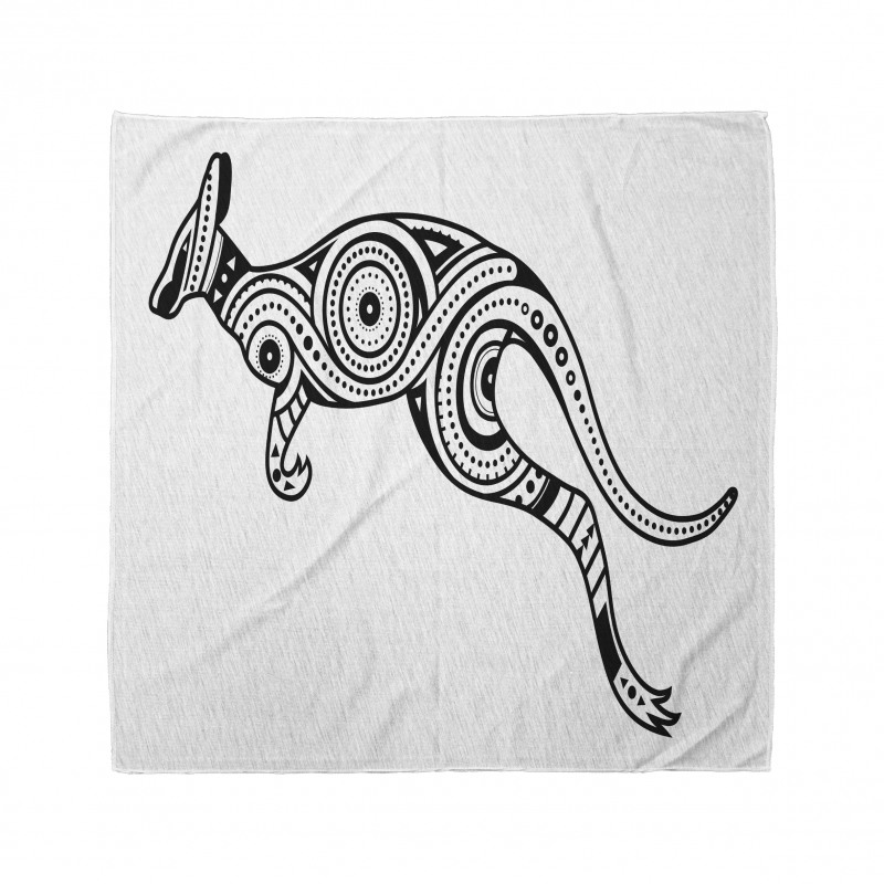 Abstract Ornate Kangaroo Bandana