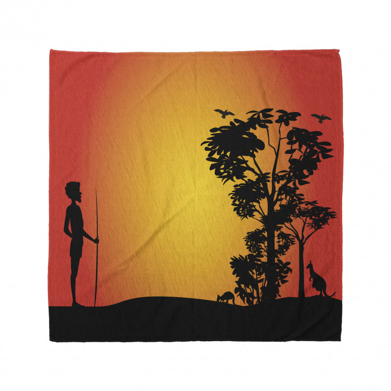 Hunting Man and Tree Bandana