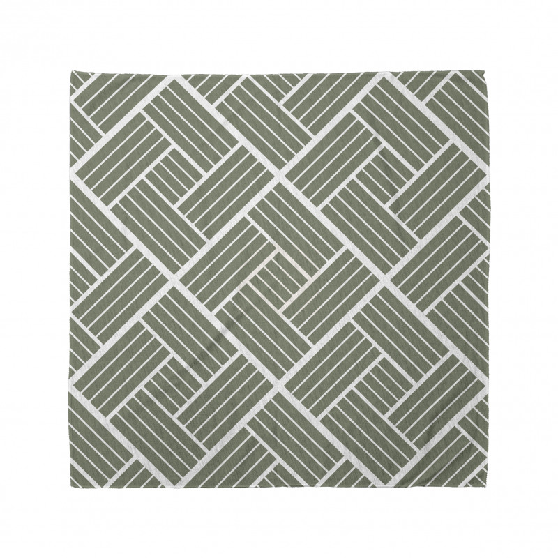 Striped Rectangular Squares Bandana