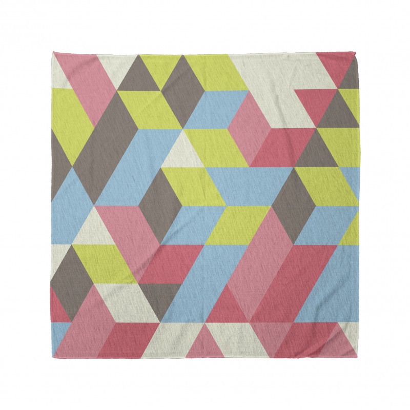 Colorful Polygonal Pattern Bandana