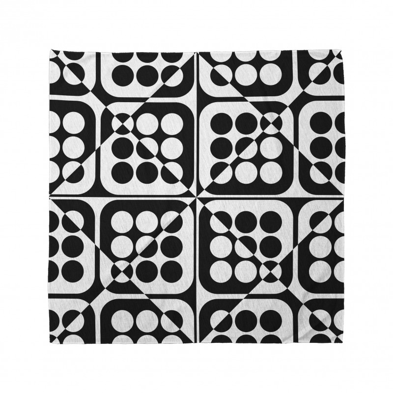 Monotone Squares and Dots Bandana