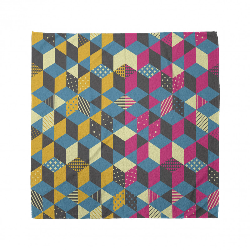 Modern Colorful Blocks Bandana