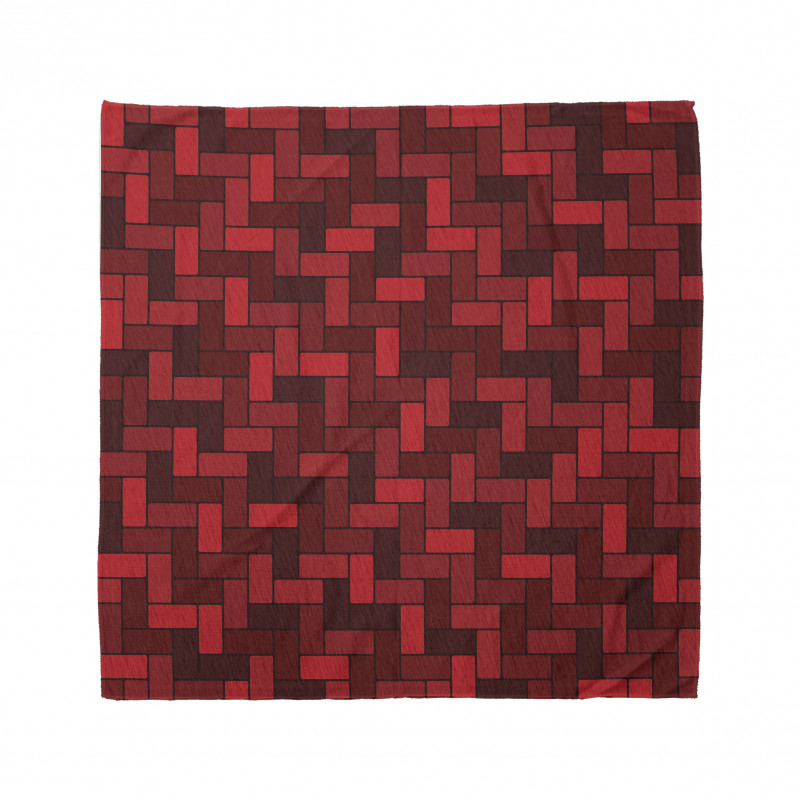 Rectangular Diagonal Zigzags Bandana