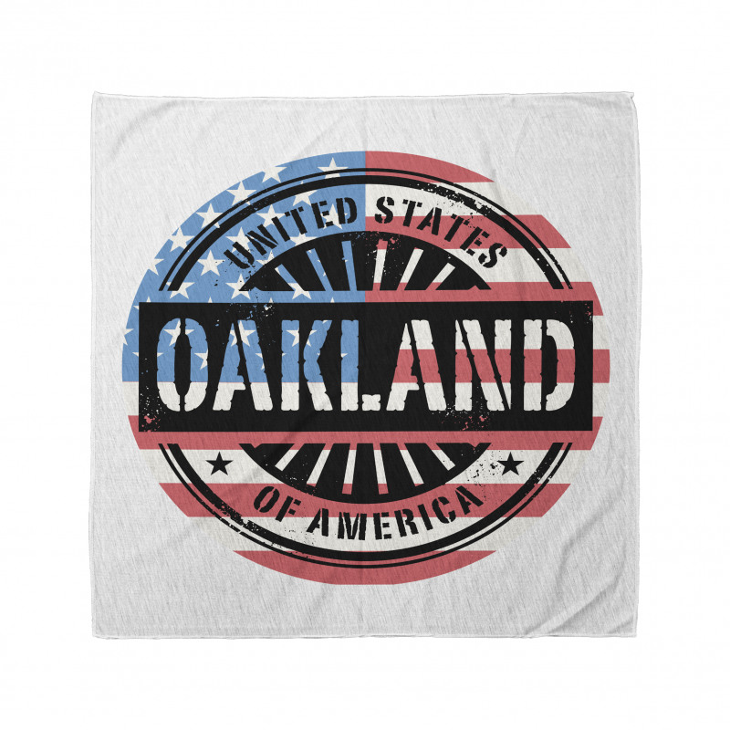 Grunge Style American Text Bandana