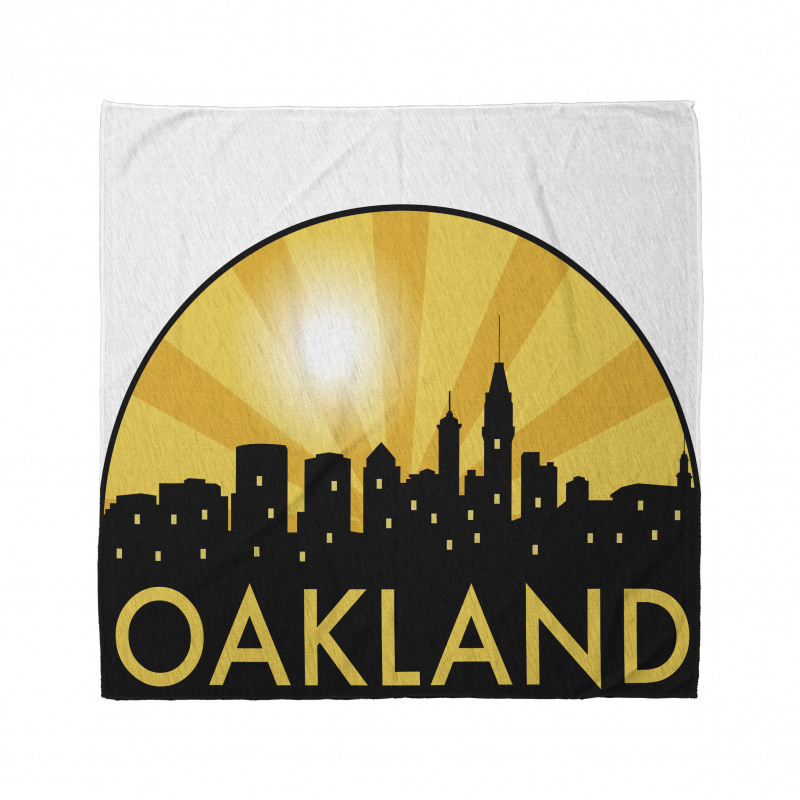 Sunburst Effect Buildings Bandana