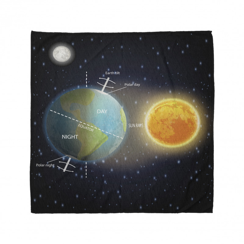 Day and Night Cycle Earth Bandana