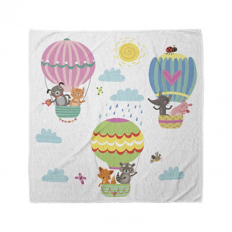 Animals Fly Nursery Bandana