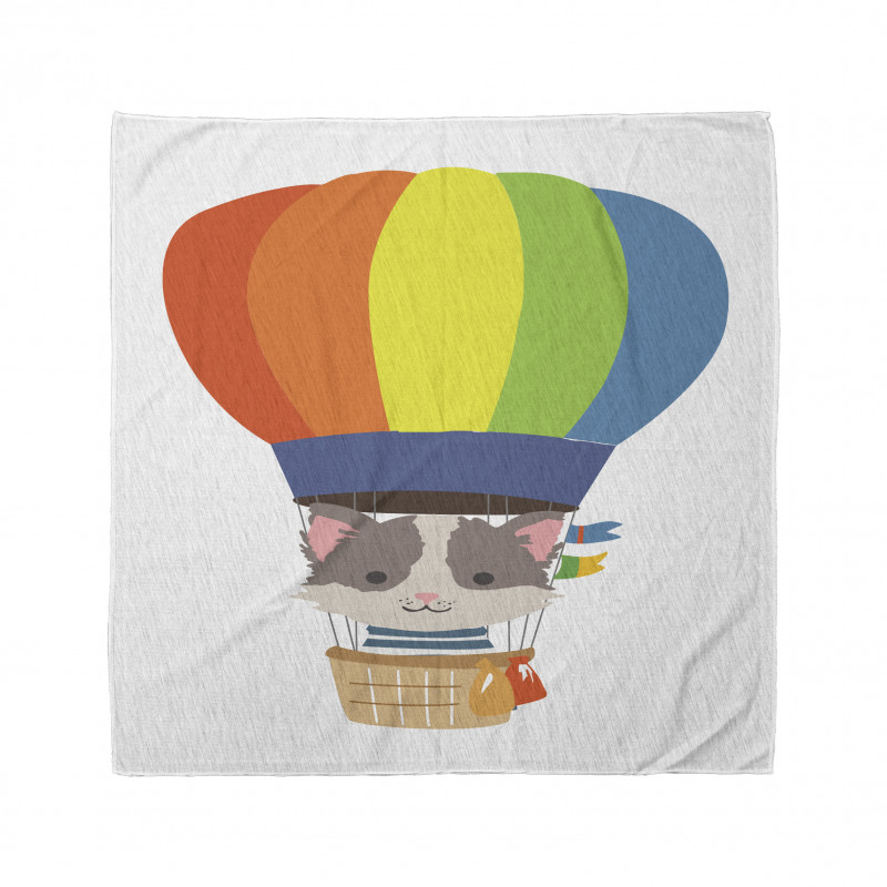 Cartoon Kitten Sky Bandana