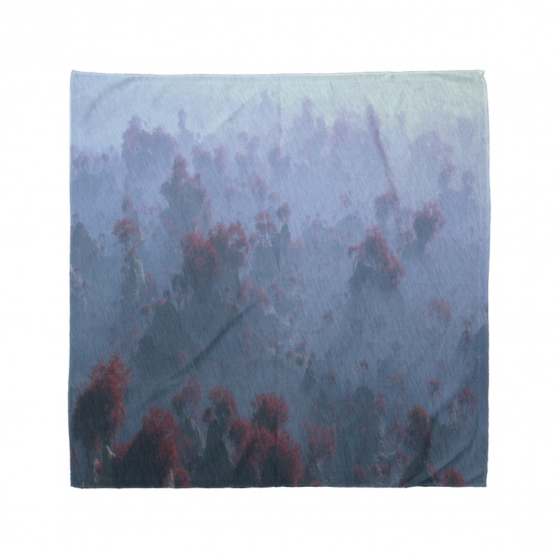 Autumn Trees in Mist Bandana