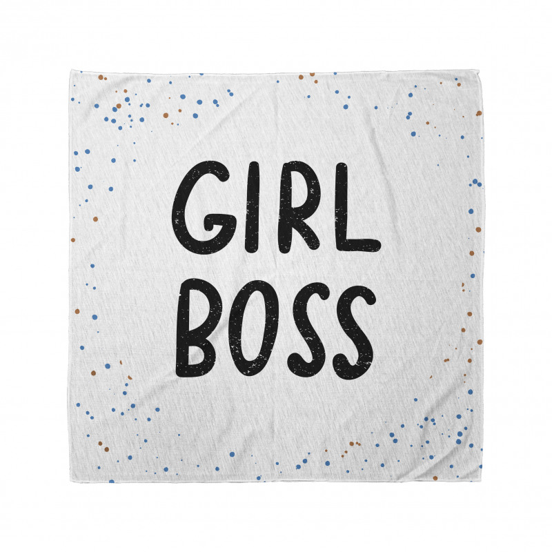 Grunge Typographic Image Bandana