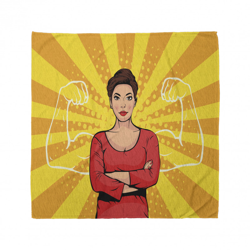 Strong Woman and Arms Bandana